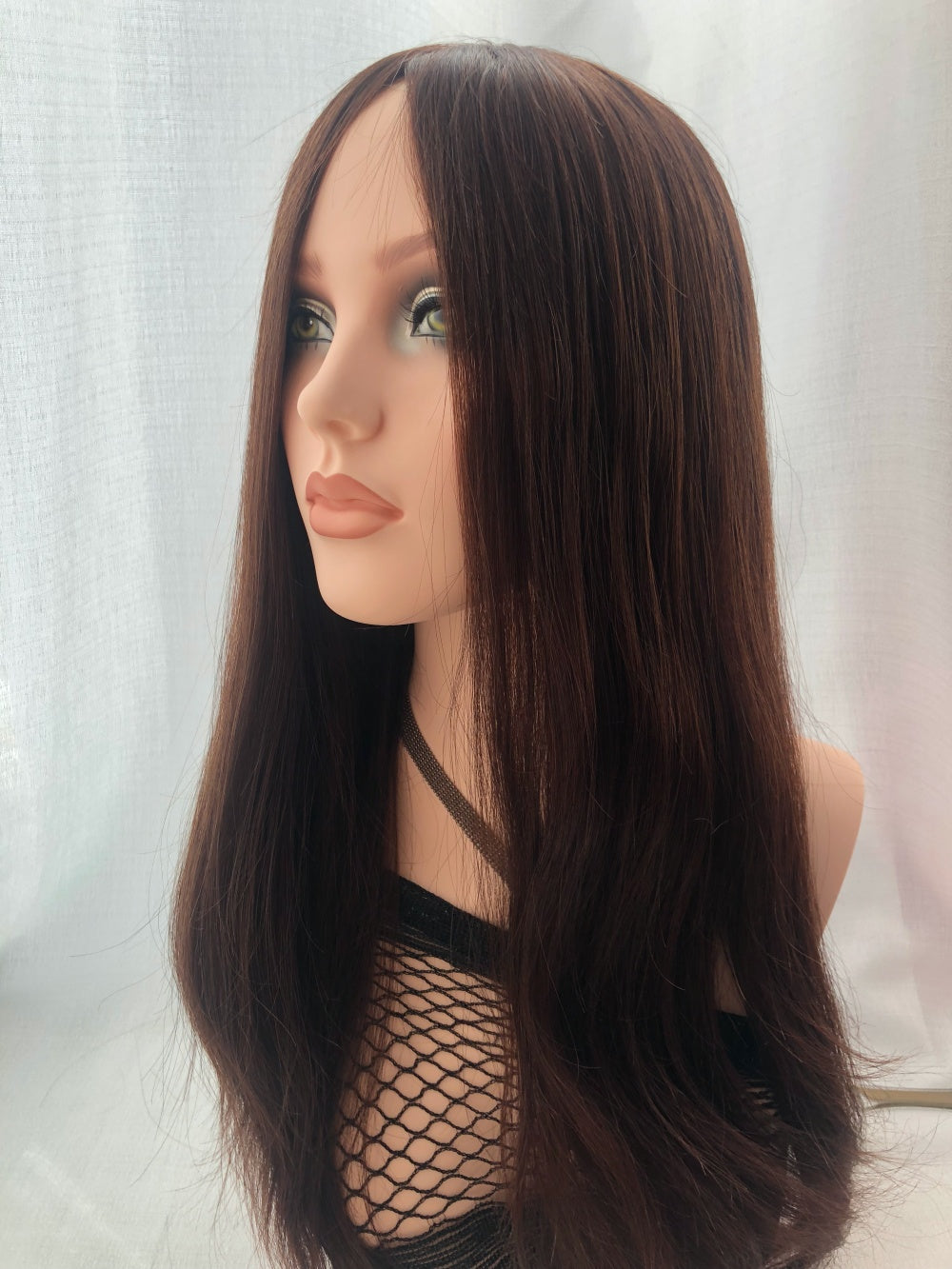 easy fit hair silk top human hair topper for women