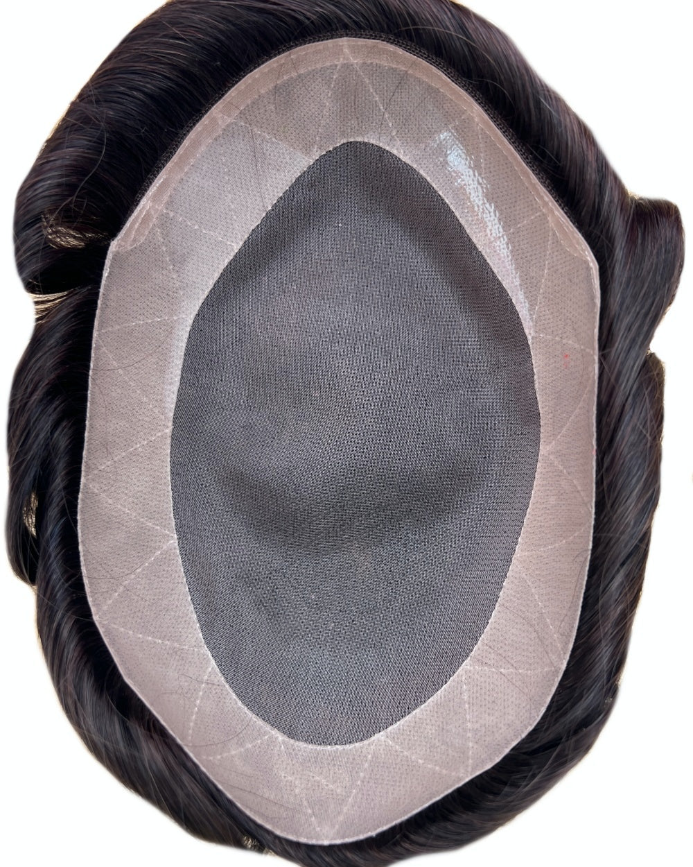 fine mono hair replacement system for men