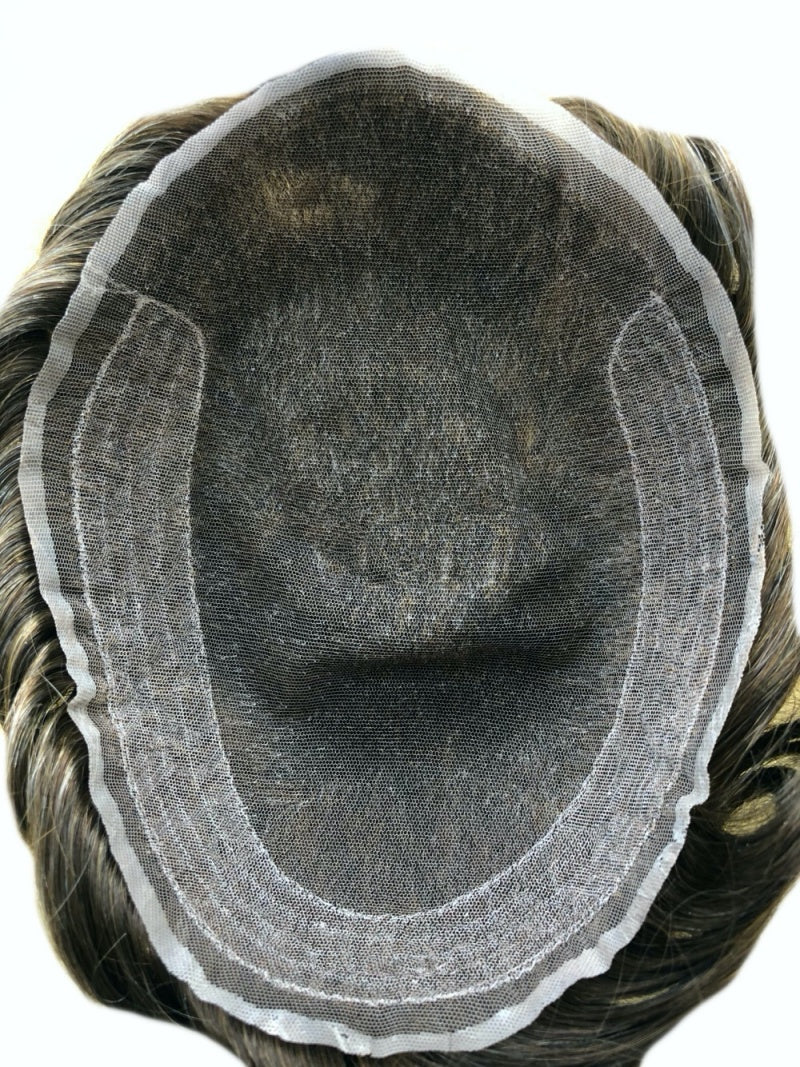 full lace base hairpiece for men