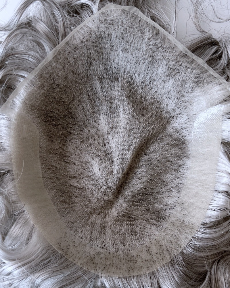 custom made lace front toupee for men