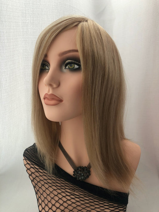 easy fit hair fine mono human hair with lowlight