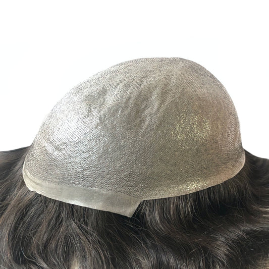 0.06mm Full Transparent Skin Hairpieces For Men (EFM07)