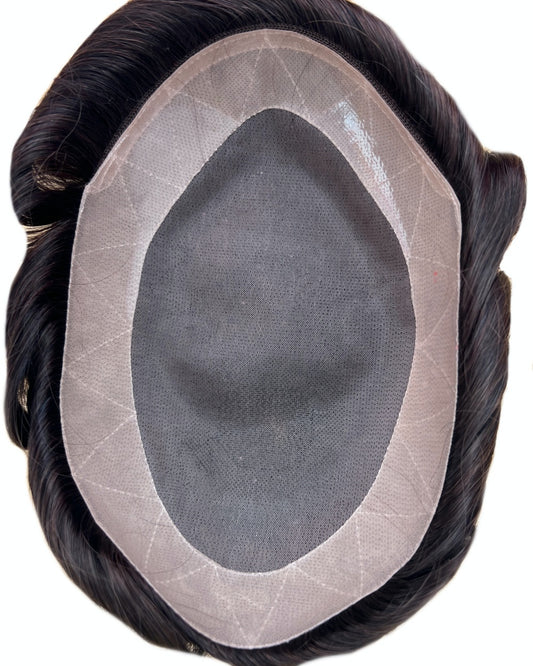 fine mono hair replacement system for men